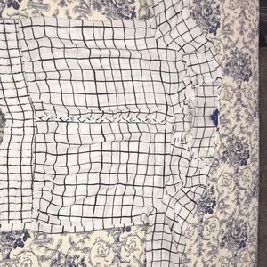 White and black blouse XL for womenswear